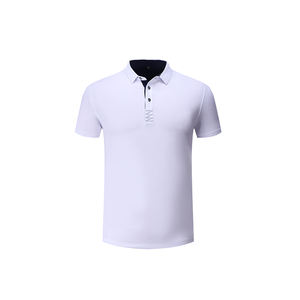 Camiseta Polo de algodón de alta calidad, Camiseta de punto de verano transpirable Dry Fit personalizada con camiseta bordada para hombres - Product Image 5