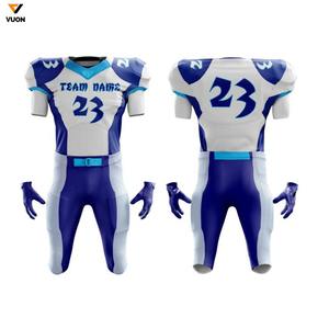 OEM Nuevo Diseño Personalizado Fútbol Americano Jerseys Personalizado Impreso Barato Fútbol Americano Uniformes Set - Product Image 4