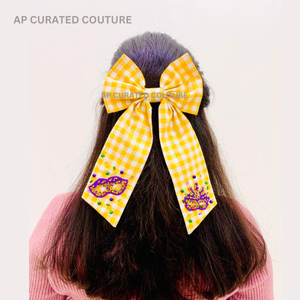 กิ๊บติดผมประดับลูกปัดทำมือสไตล์มาร์ดิกราส์คอลเลคชั่นใหม่2025 - Product Image 6