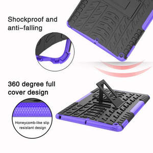 เคสไอแพดโปร 11 นิ้วแบบทนทานพร้อมขาตั้งขอบสีดำ - Product Image 4
