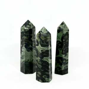 Kambaba Jasper คริสตัลจุดหอคริสตัลสำหรับการรักษาความรักการทำสมาธิและตกแต่งบ้านขายส่ง - Product Image 1