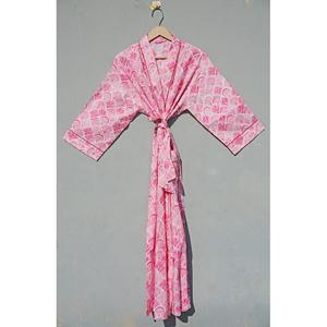 Robe Kimono Vintage Luxe Floral Rose Style Coréen Golden Blossom Lounge Wrap Orient Bloom Robe Kimono Coucher de Soleil Jardin Soie Wrap - Product Image 1