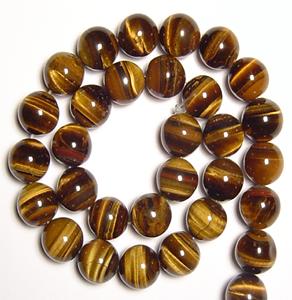 พลอยตาเสือสีเหลืองกลมธรรมชาติคอสซาเทิลส่งออก WWR4532ประเมินโดยบุคคลที่สาม - Product Image 1