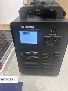 Original Best NEW Patriot power <b>generator</b> 1800 Brand New Box With <b>Solar</b> Panel Patriot Worldwide warranty - Product Image 5