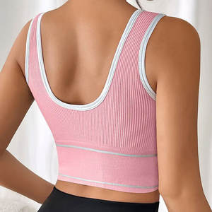 Sujetador deportivo de fitness activo para mujer 2025 hecho en Pakistán Material de algodón y poliéster de talla grande estilo Simple para deportes de gimnasio - Product Image 3