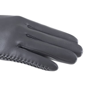 Gants en cuir d'agneau d'hiver de haute qualité avec logo personnalisé, designs personnalisés, toucher doux et coupe-vent - Product Image 5