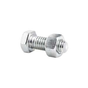 Tuerca + Tornillo para Letreros y Minería Clase 8 Métrica de Cabeza Cruzada 20 Piezas RF-04-101 RF-04-100-20 - Product Image 1