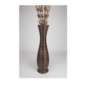 Vaso in metallo placcato smaltato lucido lucido per soggiorno e decorazione d'interni vasi decorativi da tavolo
