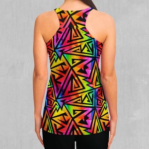 Camiseta sin mangas de poliéster por sublimación de alta calidad, camiseta sin mangas para mujer de talla americana con sublimación personalizada - Product Image 2