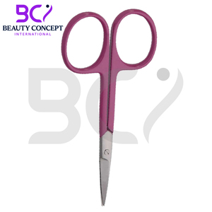 Mango morado de acero inoxidable con precio razonable, logotipo personalizado, tijeras para cutículas de la más alta calidad - Product Image 3