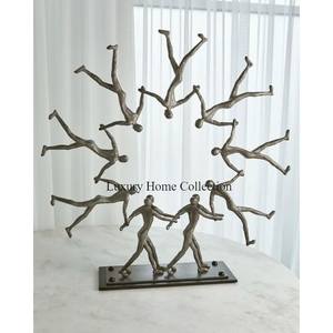 Metal abstracto más elegante y único diseñador de calidad superior hecho a mano Mesa acentos decorativos esculturas suministros - Product Image 1