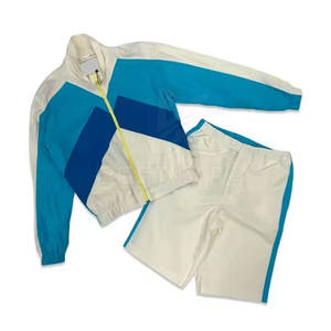 Ensemble de short coupe-vent deux pièces pour hommes, ajustement élégant pour l'entraînement de gymnastique et l'usure quotidienne - Product Image 6