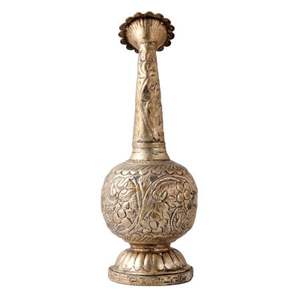 Esculturas Artesanales Indias de Plata y Cobre Dorado, Porta Attardani o Porta Fragancias, Figuritas Decorativas para el Hogar, Artículos de Regalo SND-975 - Product Image 4