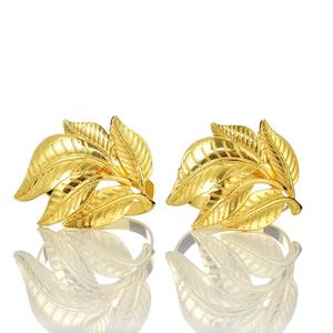 Elegante Anillo para Servilletas con Diseño de Hojas Doradas, Adorno Moderno para Mesa, Ideal para Hogares, Restaurantes, Fiestas y Regalos para Ocasiones Especiales, Procedente de la India - Product Image 5