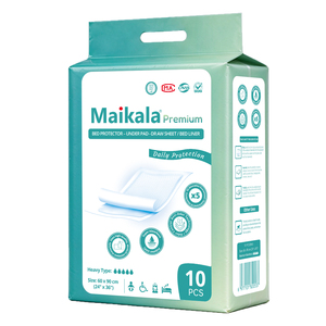 Maikala Premium Disposable Underpads Waterproof <b>Bed</b> Protector 60x90cm Super Absorbent Leak Proof Draw Sheet - Product Image 4