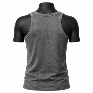 Camiseta sin mangas para hombre con lavado ácido, estilo vintage, minimalista, para fitness y gimnasio, camiseta muscular, chaleco deportivo de algodón personalizado - Product Image 2