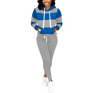 2023 nouveau survêtement sur mesure pour femmes de haute qualité manches longues survêtement décontracté motif solide coupe ajustée - Product Image 6