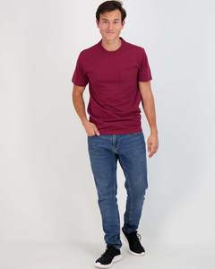 T-shirt pour homme de qualité supérieure, col rond, manches courtes, tricot doux, toucher lisse, coupe régulière, port quotidien, extensible, léger, fluide, respirant - Product Image 4