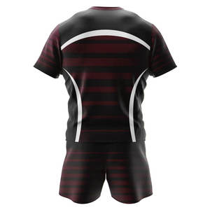 Vente en gros Nouvel arrivage d'uniformes de rugby bon marché Chemise et short Impression complète par sublimation Uniforme d'équipe sportive avec impression par sublimation - Product Image 2