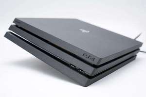 เครื่องเล่นเกม PS4 Pro ใหม่ สำหรับ Pro 1TB พร้อมคอนโทรลเลอร์แบบมีสาย ชุดครบ กล่องเดิม/สายไฟ/สาย USB  ผ่านการทดสอบอย่างสมบูรณ์ พร้อมใช้งาน - Product Image 3