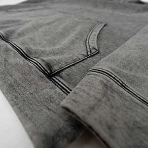 Ensemble de survêtement pour homme personnalisé, ensemble de sweat-shirt à capuche et de pantalon de survêtement en coton, sweat-shirt surdimensionné, sweat-shirt pour homme délavé - Product Image 6