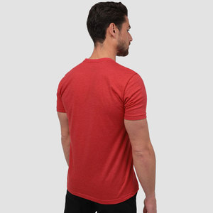 Camiseta de Cuello Redondo para Hombre, Talla M, Color Verde Musgo, Mezcla de Algodón Supima, Camiseta Blanca de Algodón Supima, Estilo Minimalista y Básico - Product Image 5