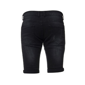 Shorts en jean pour homme tendance et de haute qualité, avec plusieurs poches, style décontracté d'été, taille élastique et tissu respirant - Product Image 3