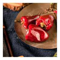 Fournisseur en gros de graines de piment de la meilleure qualité, AD, transformation brute, pur naturel, séché, allongé, rouge, sain, Chili du Brésil, 25kg