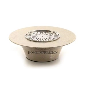 ที่อุ่นหม้อชาโลหะชุบทองทรงกลมดีไซน์โบราณจากนักออกแบบ - Product Image 1