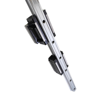 Glissières linéaires à roulements à billes à charge lourde de 2500 mm, guide de rail linéaire HGR en acier inoxydable