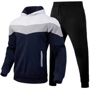 Chándales de invierno de alta calidad para hombres con logotipo privado personalizado Ropa de fitness Conjunto de chándal para hombres - Product Image 3