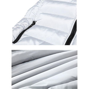 Gilet matelassé décontracté pour homme, doublure polaire chaude d'hiver, col montant, fermeture éclair intégrale, sans manches, respirant, imperméable, chauffant, pour la rue - Product Image 6