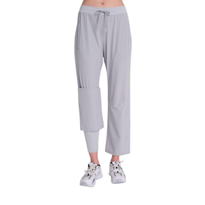 Leggings de sport pour femmes, coupe ample, respirants, taille élastique, jambes larges, en spandex/polyester, vêtements d'inspiration islamique - Product Image 5