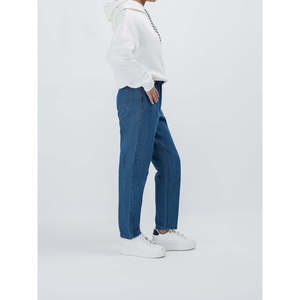 Pantalones Vaqueros LYNX Casual Mom Fit de Cintura Alta, Corte Ajustado, Estilo Bootcut con Decoración Desgastada, Lavables, Transpirables, Estilo Boyfriend - Product Image 3