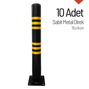 Juego de 10 Palas Metálicas para Estacionamiento, 75 x 9 cm - Product Image 4