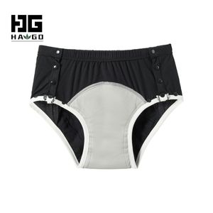 HAGO Slip d'<span class=keywords><strong>incontinence</strong></span> détachable à boutons latéraux pour <span class=keywords><strong>homme</strong></span>-<span class=keywords><strong>Protection</strong></span> de qualité médicale-Vente en gros OEM - Product Image 3