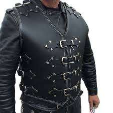 Chaleco de Cuero para Hombre, Invierno, Cortavientos, con Botones de Cuerno, Suministro Directo de Fábrica para Importadores Globales a Precios Económicos - Product Image 5