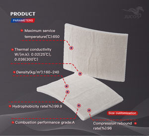 Couverture en aérogel de silice 5 mm 10 mm, faible conductivité thermique, <span class=keywords><strong>isolation</strong></span> haute température pour four, fournaise, tuyaux et équipements - Product Image 2
