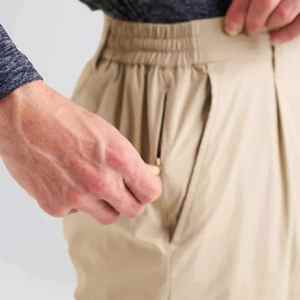 Shorts décontractés pour hommes en coton 100% de haute qualité, taille élastique, 10 couleurs, fermeture éclair, style tendance - Product Image 5