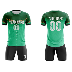 Equipo de fútbol de color degradado Camisetas de fútbol Conjuntos de uniformes de fútbol de secado rápido Ropa de fútbol de sublimación completa - Product Image 1