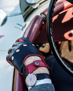 Guantes de Conducción de Cuero Genuino de Alta Calidad, Duraderos y Cómodos, Diseño Antideslizante con Logotipo Personalizado - Product Image 3