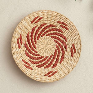 Artesanía de Pared de Jacinto de Agua de Lujo, Decoración del Hogar, Buen Precio, Tejido a Mano, Estilo Boho - Product Image 1