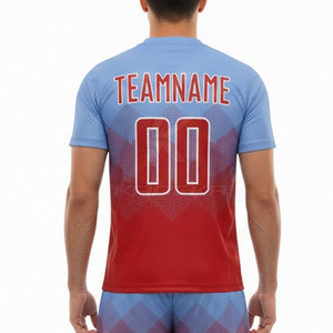 Camiseta Deportiva de Verano, Transpirable, de Secado Rápido, Manga Corta, Sublimada, con Tela de Poliéster Suave para Ropa Deportiva - Product Image 5