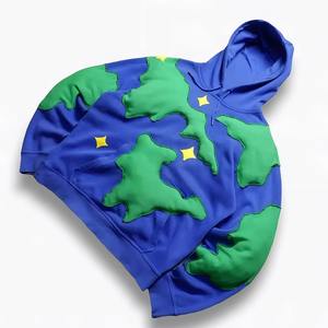 Unisex 300 GSM Pullover Men's Plus Size Heavyweight Winter Breathable Hoodie Custom Regular Fit <b>Thick</b> <b>Fleece</b> High Quality - Product Image 2