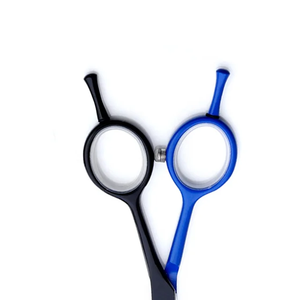 Ciseaux de coiffeur professionnels de haute qualité avec poignée en plastique Ciseaux de coiffure à lame droite en acier inoxydable à prise souple - Product Image 6