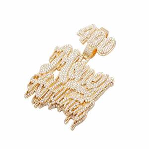 Élégant luxe 925 argent Sterling Leb Grown diamant pendentif femmes nouveau Design VVS clarté haute qualité Style Hip Hop - Product Image 2