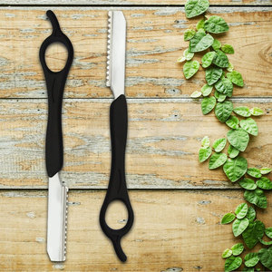 Maquinilla de afeitar de plumas de corte texturizante adelgazamiento de peinado profesional cuchillas de acero inoxidable cortes de pelo de precisión uso en salón - Product Image 4