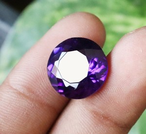 Amatista de corte facetado redondo de calidad AAA +, suelta Natural piedra preciosa, tamaño 8mm, piedra natal de febrero, gemas AK, modelo - Product Image 5