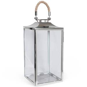 Lanterne suspendue marocaine de couleur dorée Décoration design attrayante Lanternes de table classiques élégantes en métal et en verre - Product Image 5