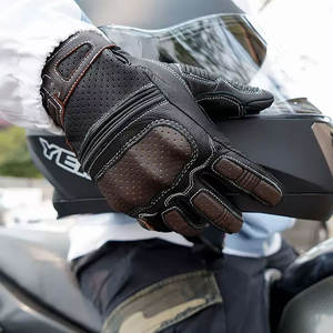 Nouveauté % Gants de moto en cuir de qualité supérieure Fabriqués sur mesure Respirants Protection UV Sports Unisexe Gants de moto - Product Image 5